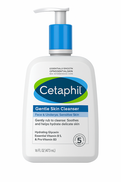Cetaphil Gentle Skin Cleanser With Mild, Non Irritating Formula For Dry to Normal, Sensitive Skin Face Wash, 125 ml, 250ml
