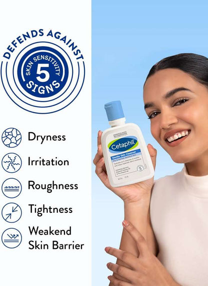 Cetaphil Gentle Skin Cleanser With Mild, Non Irritating Formula For Dry to Normal, Sensitive Skin Face Wash, 125 ml, 250ml